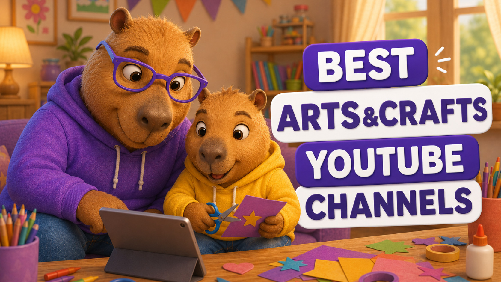 Best Arts & Crafts YouTube Channels for Kids